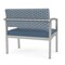 Lesro Lenox Steel Bariatric Chair Metal Frame, Silver, RS Rain Song Back, MD Titan Seat LS1401 - alternate 3